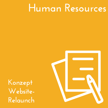 Human Resources Konzept Website Relaunch